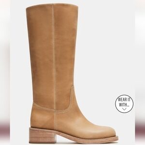 Riggs Banana Leather Boots